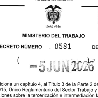 Decreto 581 de 2026,
